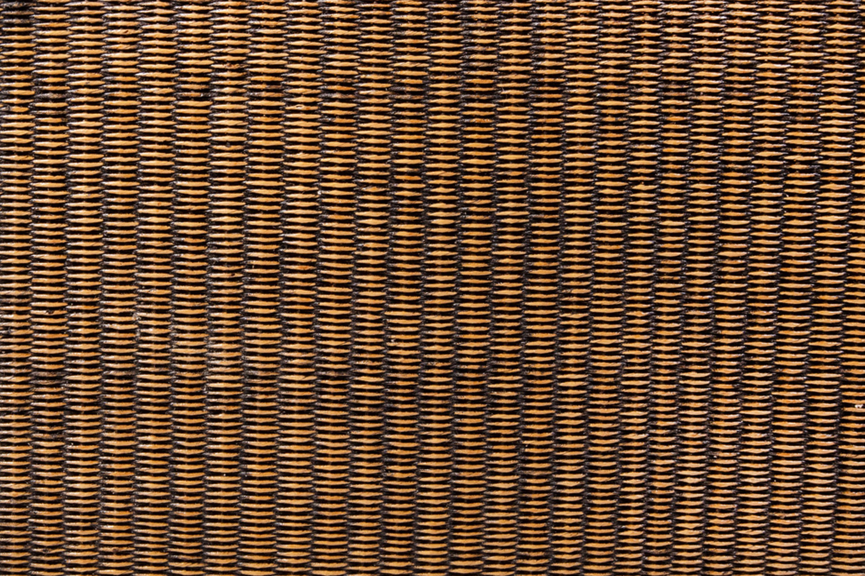 Junado® Massivholzbett Tunis, Korbbett aus Loom, aus Handarbeit und pflegeleicht