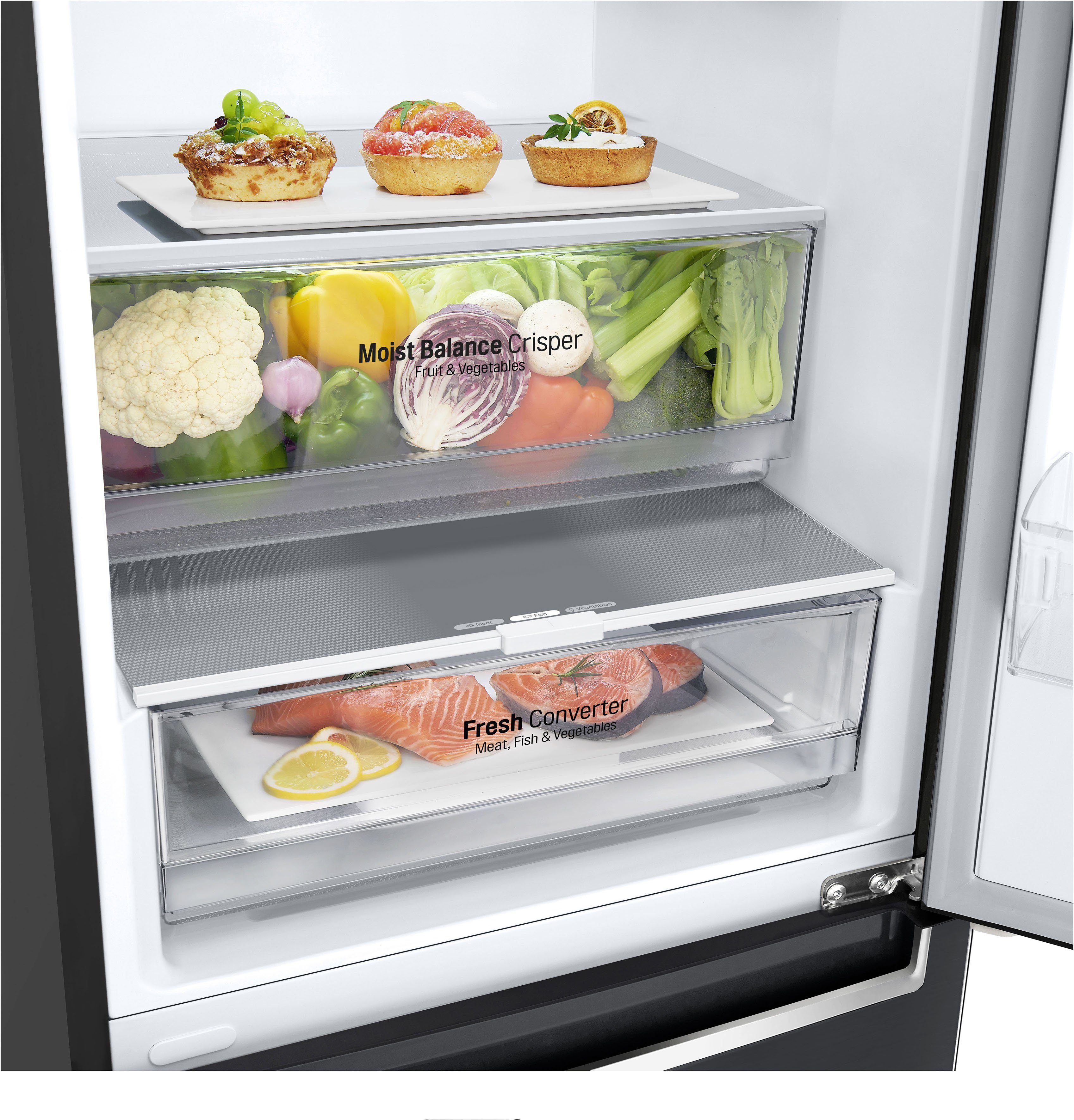 LG Kühl-/Gefrierkombination Serie 6 GBB61MCGCN1, 186 cm hoch, 59,5 cm breit