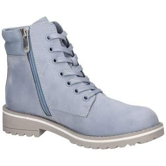 Marco Tozzi Schnür Boots in blau