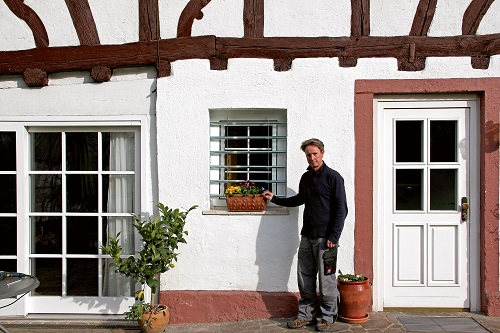 GAH Alberts Fenstergitter Secorino Basic  500 - 650Â x 300 mm