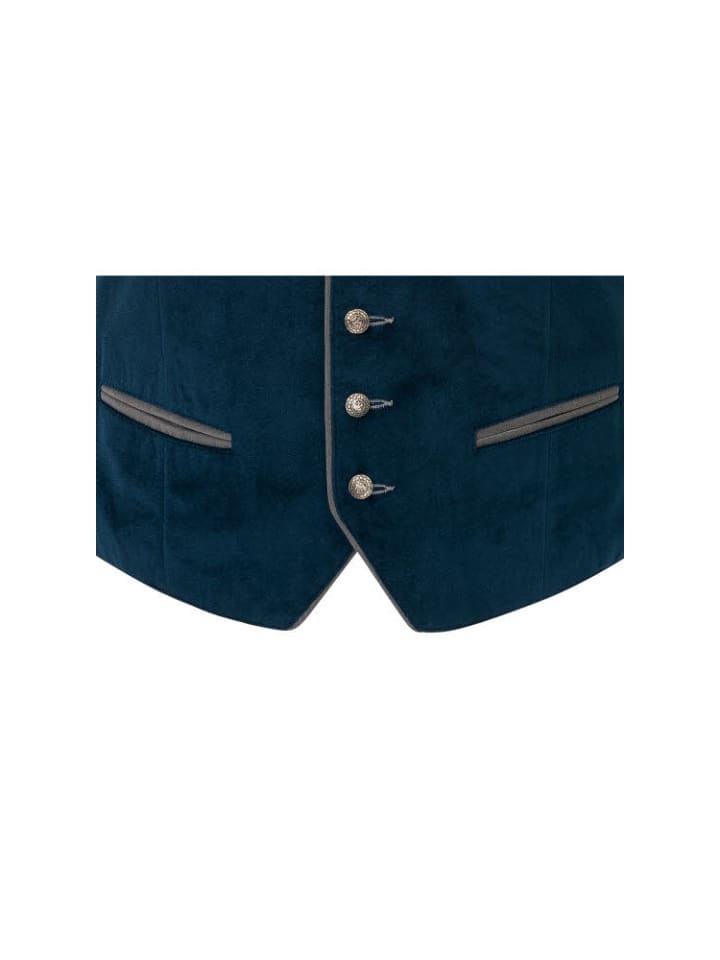 Nübler Trachtengilet Kurt in Blau günstig kaufen