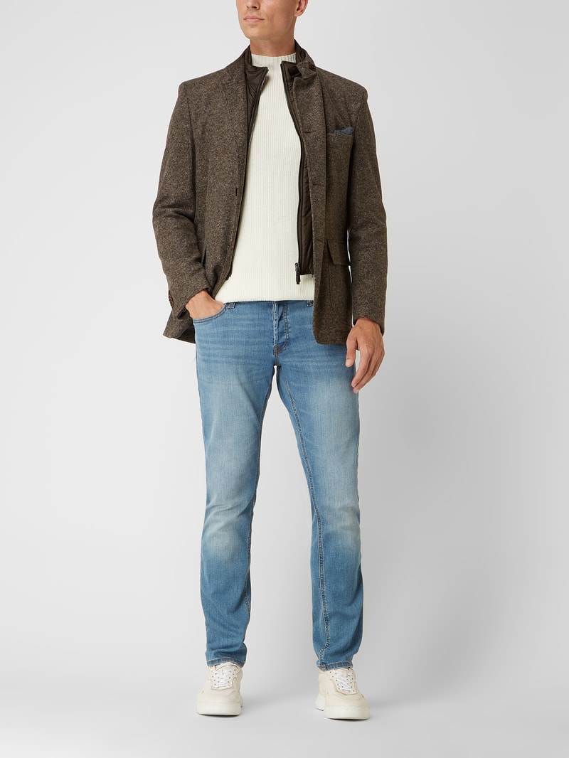 Pullover aus Schurwolle in offwhite