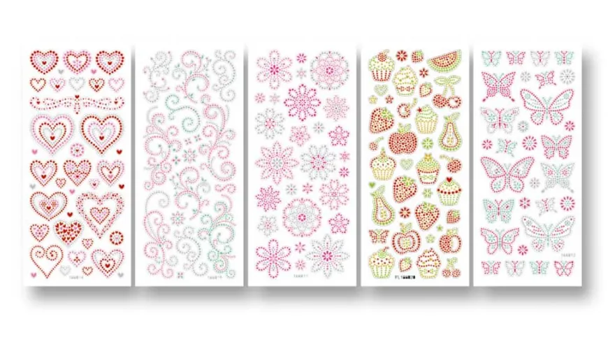folia Crystal-Sticker Sommer sortiert