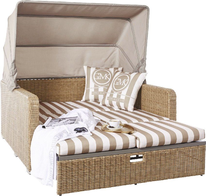Guido Maria Kretschmer Home&Living Loungesofa Norderney, 8 Teile, BxLxH: 146x140x78 cm, Strandkorb
