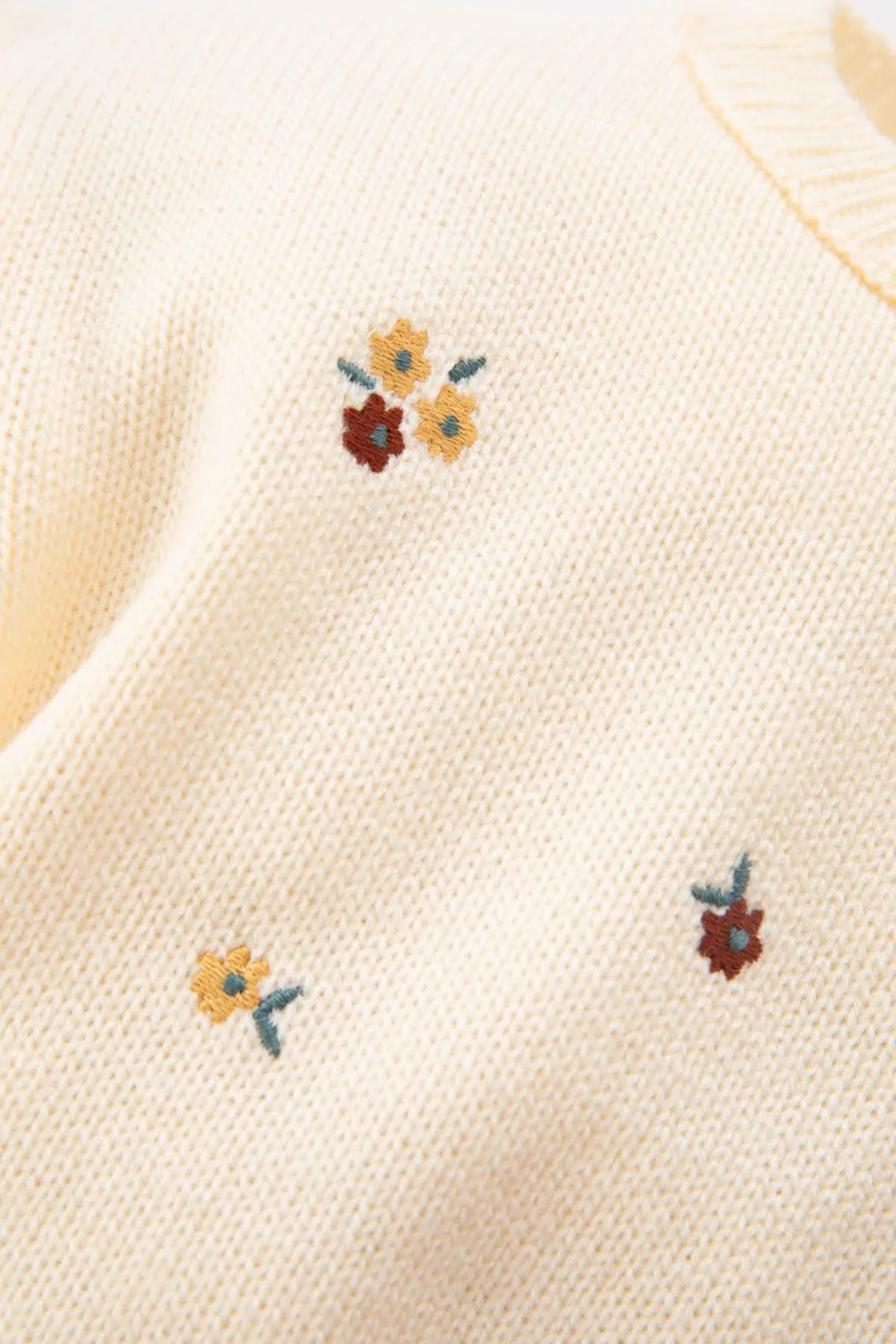 DeFacto  Baby-Pullover mit Blumenmuster, ausgestelltes Unterteil, 2er-Set