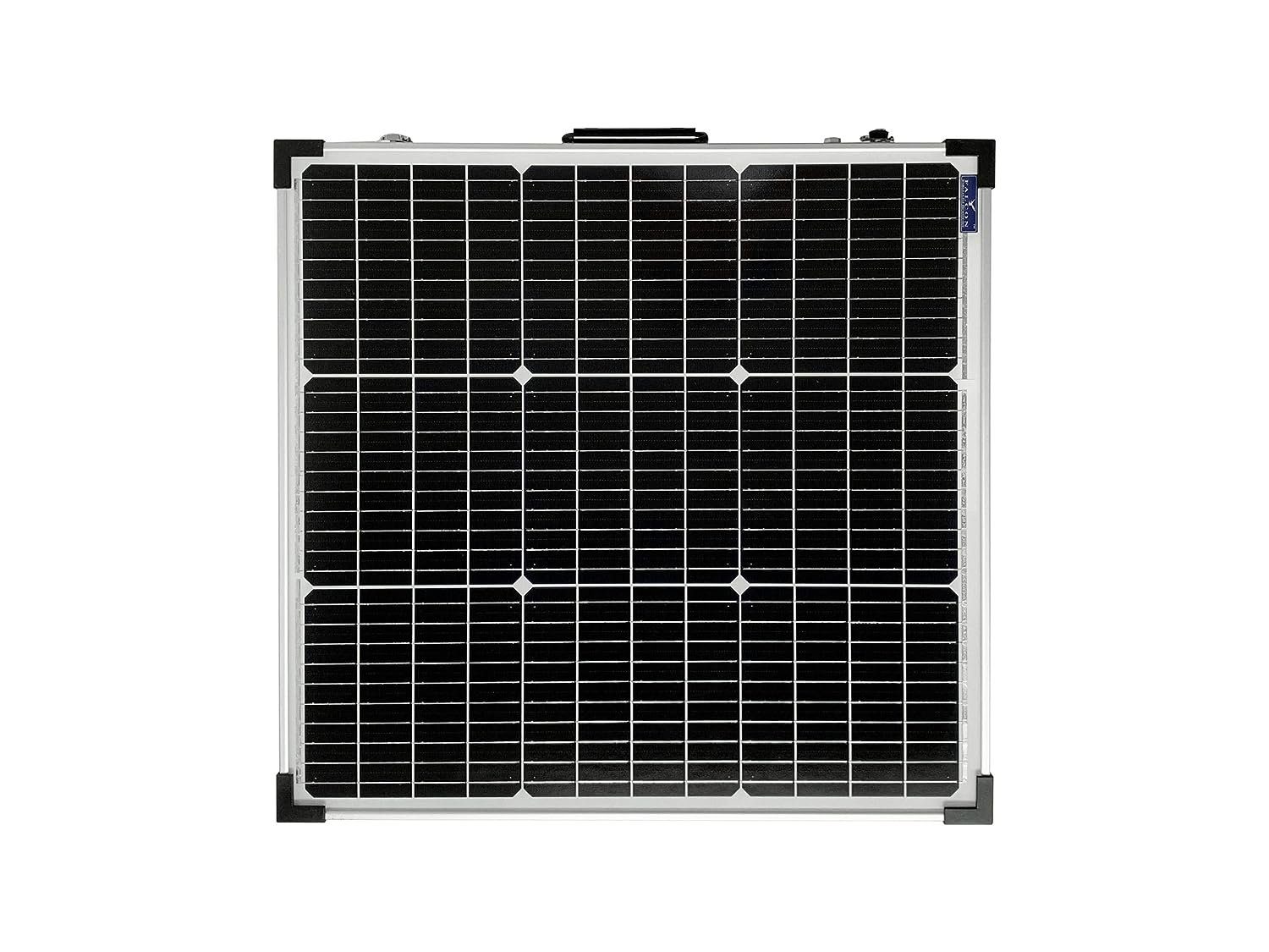 Falcon Solaranlage Falcon 130W Solarmodul faltbar mit Bluetooth MPPT-Regler Monokristalli