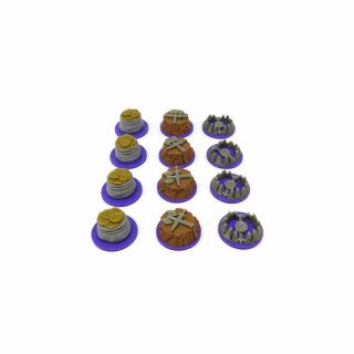 Corvid Conspiracy Tokens for Root – 12 Pieces
