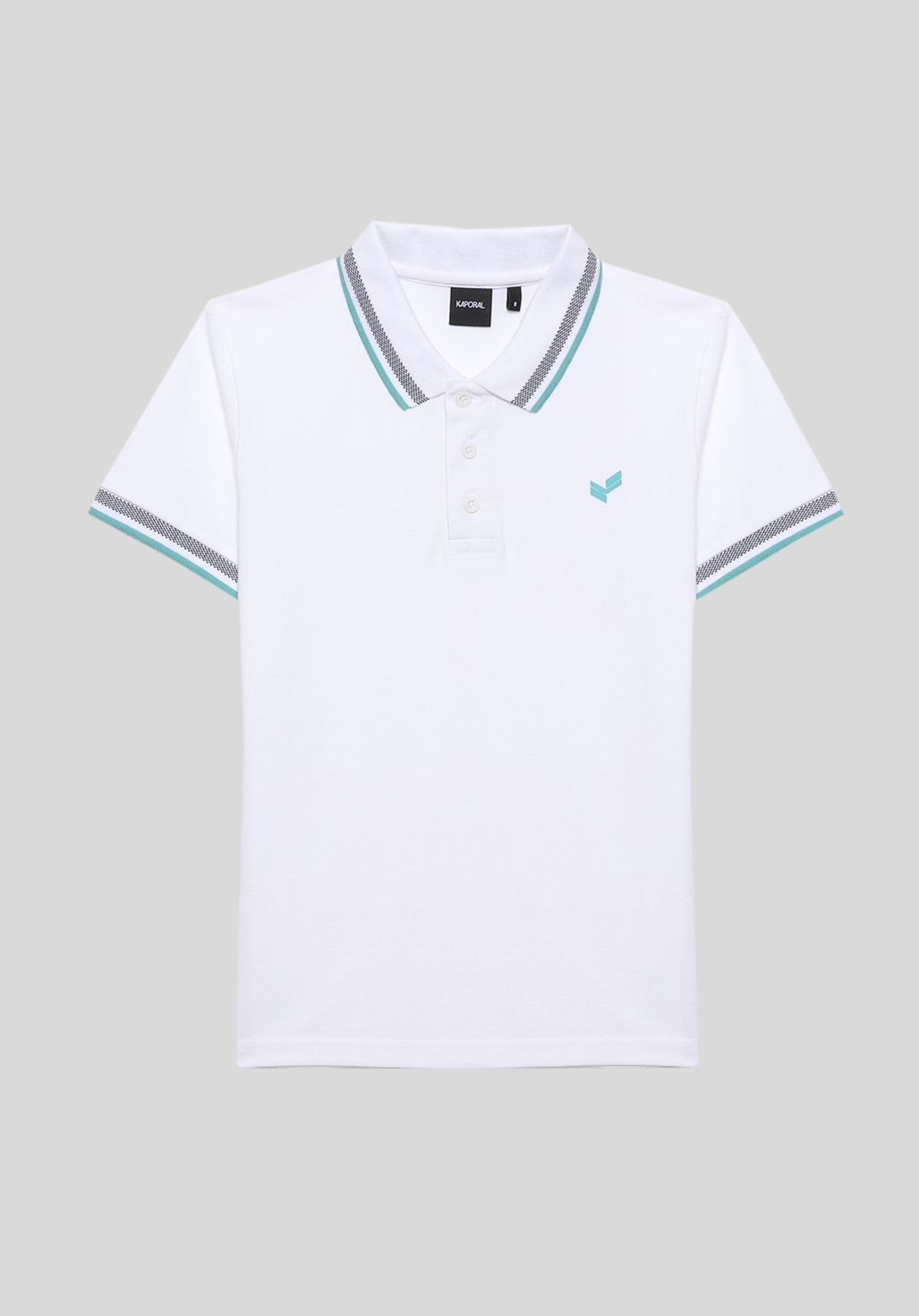 OSLO   Polo blanc garçon en 100% coton