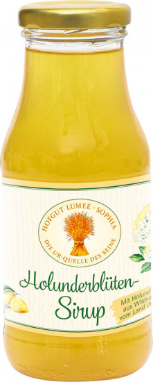 Holunderblütensirup Bio 0,25 L - Hofgut Lumee-Sophia