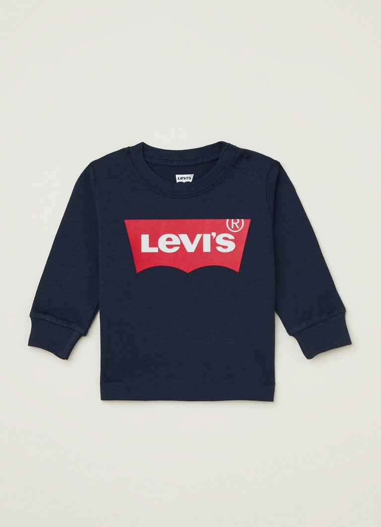 Tricou Levi's cu mânecă lungă și logo imprimat