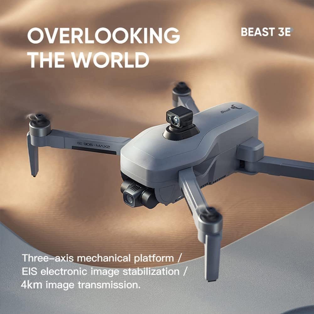 Teeggi ZLL SG906 MAX2 GPS 4km Kontrollabstand Drohne (mit Kamera EIS 4K HD360 Grad Laser Hindernis Vermeidung 3Achsen Gimbal)