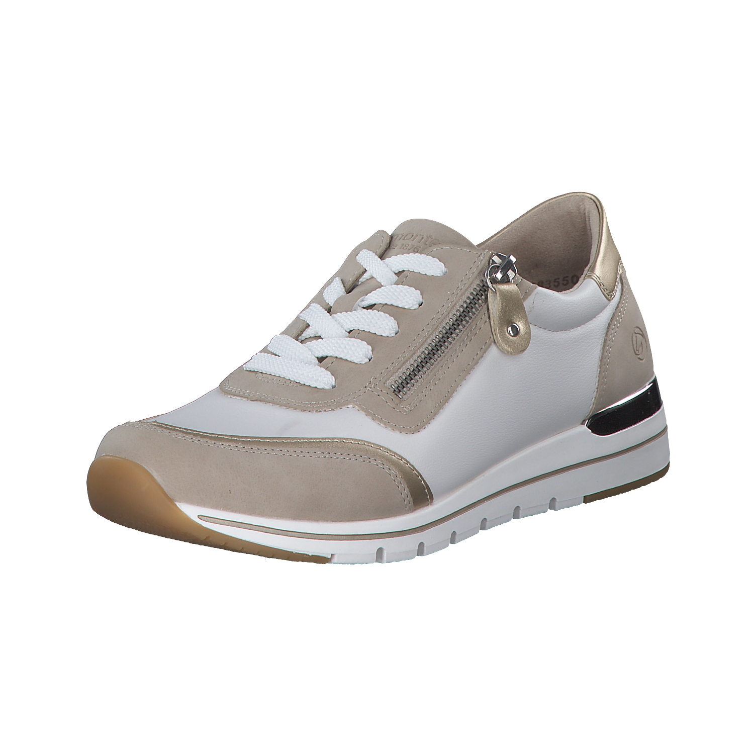 Remonte R6709, Schnürschuhe, Damen, Weiß Beige