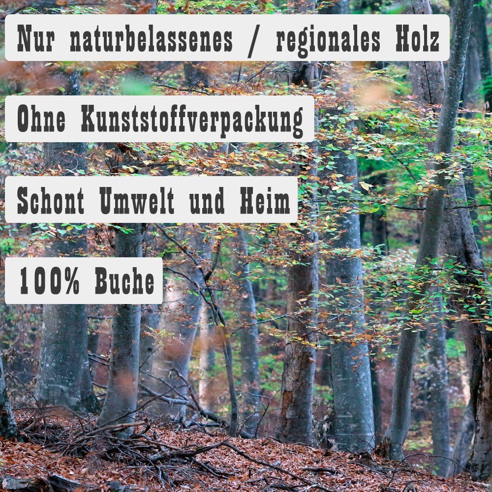 Grillmaster Räucherspäne Räucherklötze 2-4 kg Buche Chunks Räuchern Smoken BBQ Grill Feuer, 2 kg