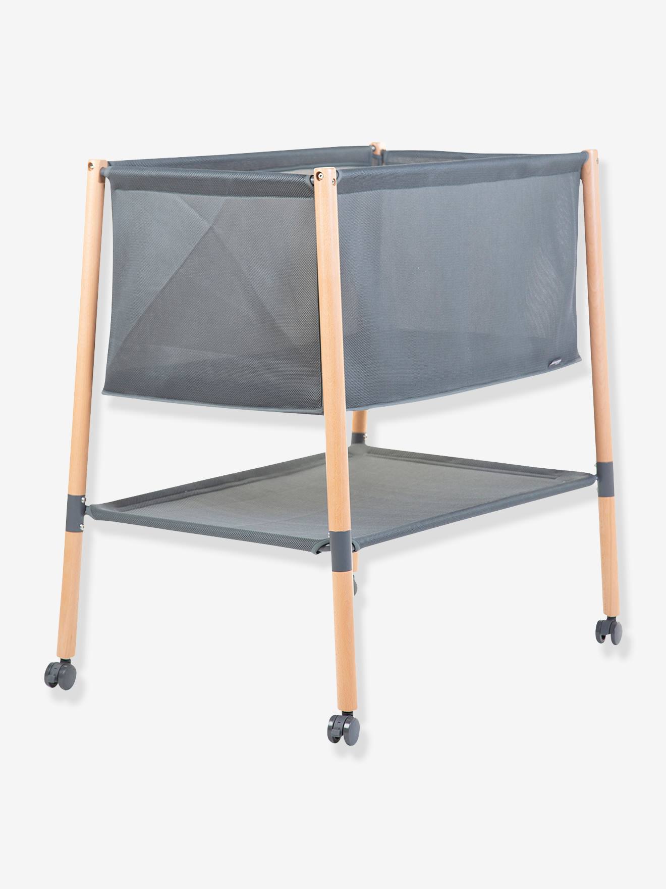 Berceau Evolux CHILDHOME naturel anthracite