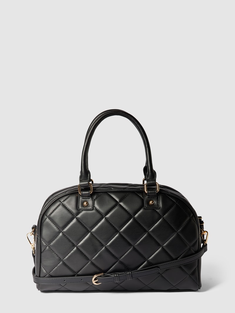 Crossbody Bag mit Steppnähten Modell 'ADA' in schwarz