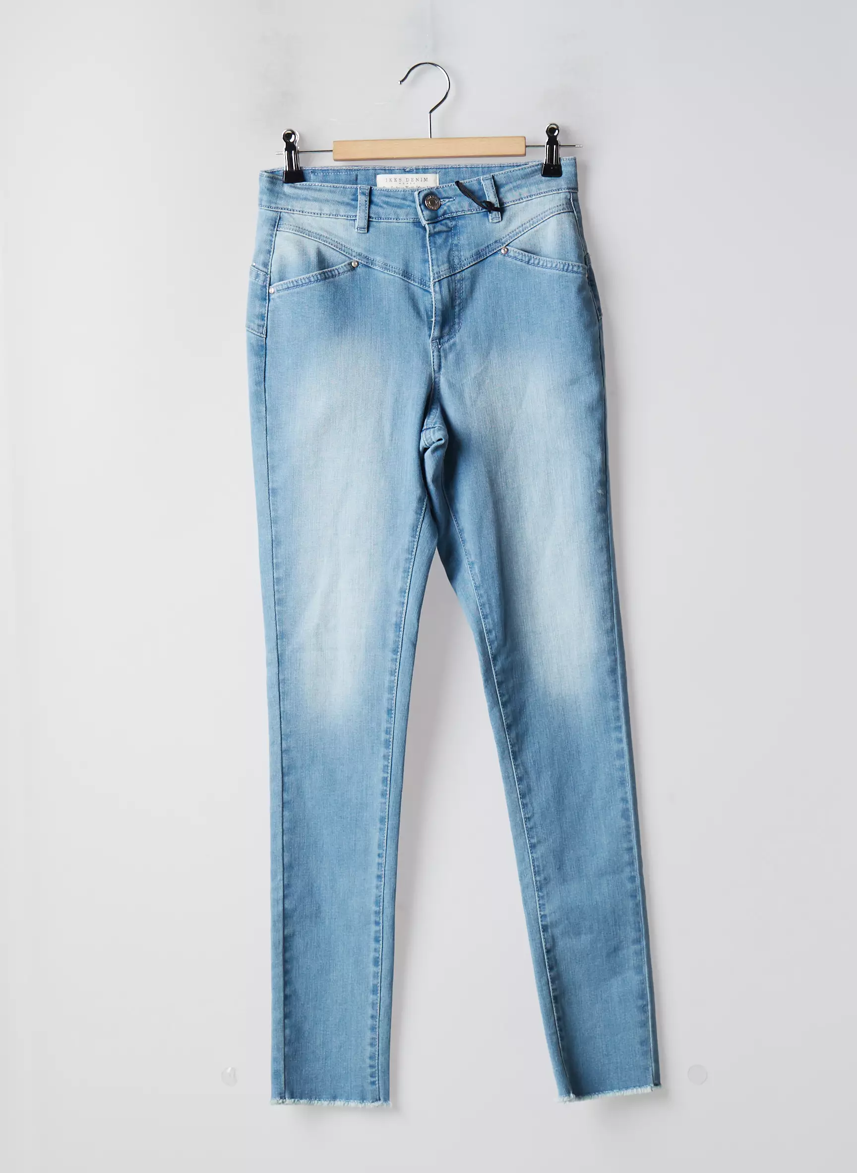 Ikks Jeans Coupe Slim Femme couleur bleu