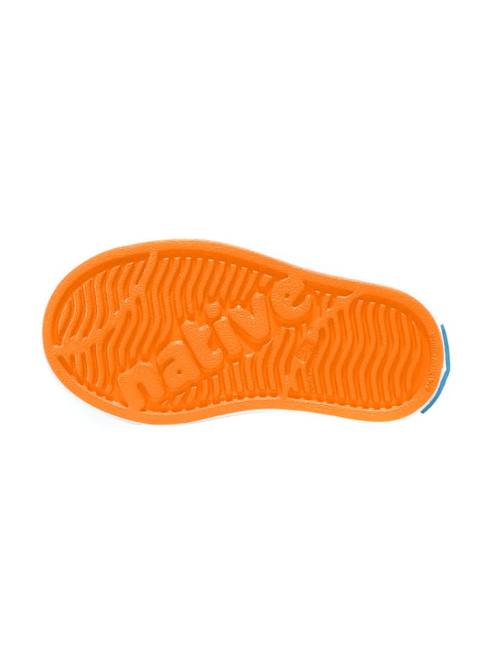 Native Slipper in Orange/ Weiß günstig kaufen