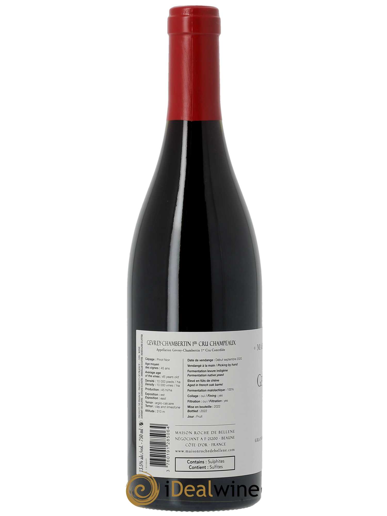 Gevrey-Chambertin 1er Cru Les Champeaux Maison Roche de Bellene  2020 - Lot de 1 Bouteille