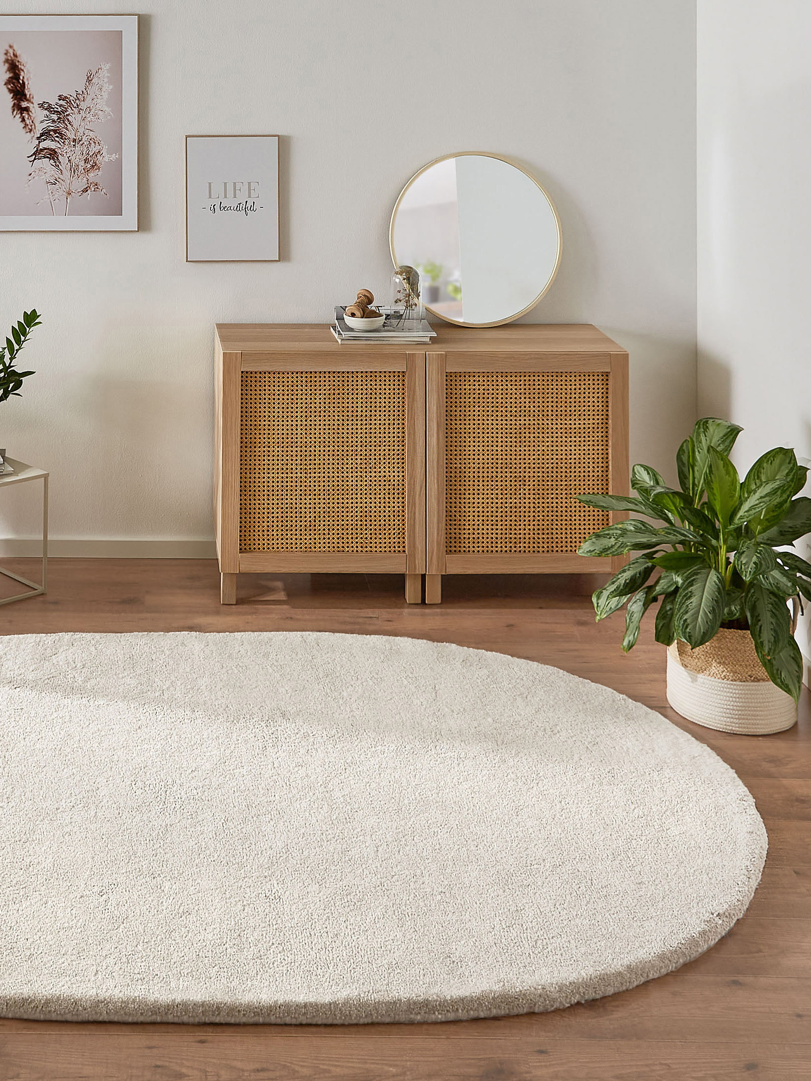 Mavora Woll-Teppich, Ivory