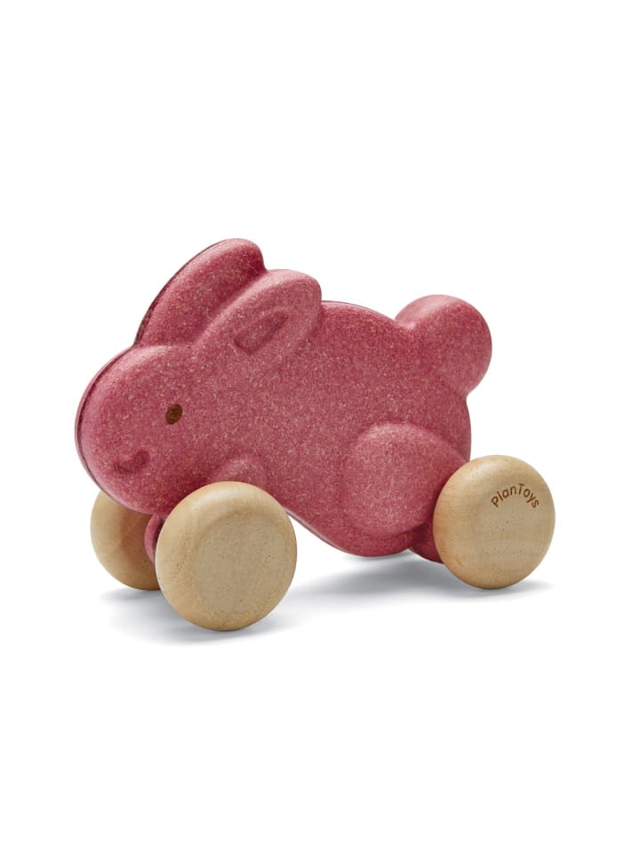 Plan Toys Hase auf Rädern rosa ab 12 Monate günstig kaufen onesize