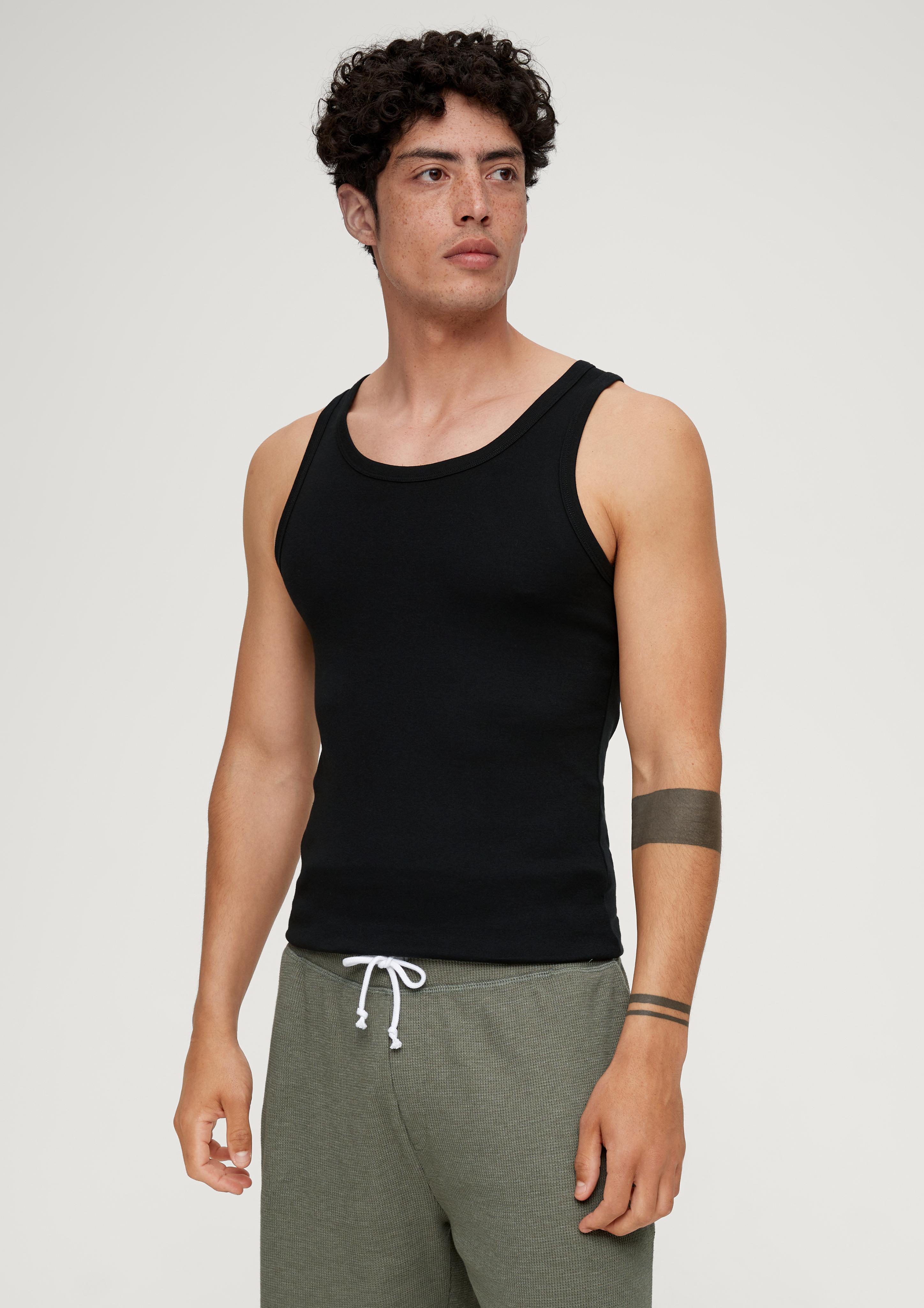 Tanktop mit Rippstruktur  6008404-9999