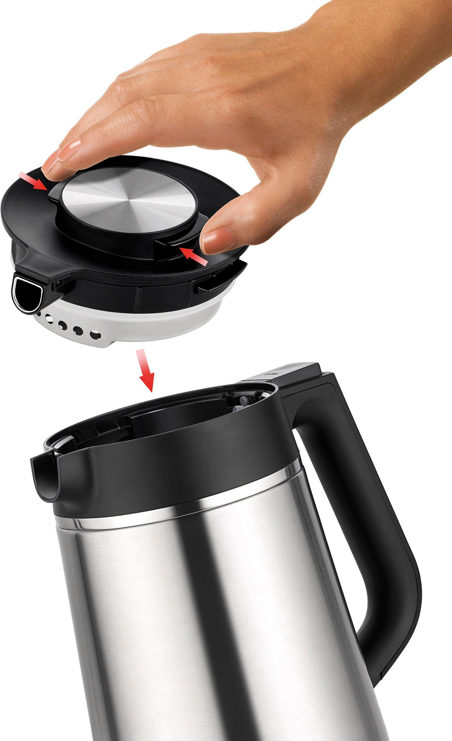 Unold Wasserkocher 18715 BLITZKOCHER Thermo, 1,5 l, 1850 W