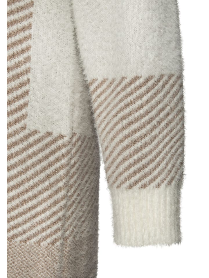 LASCANA Longstrickjacke in creme-beige günstig kaufen
