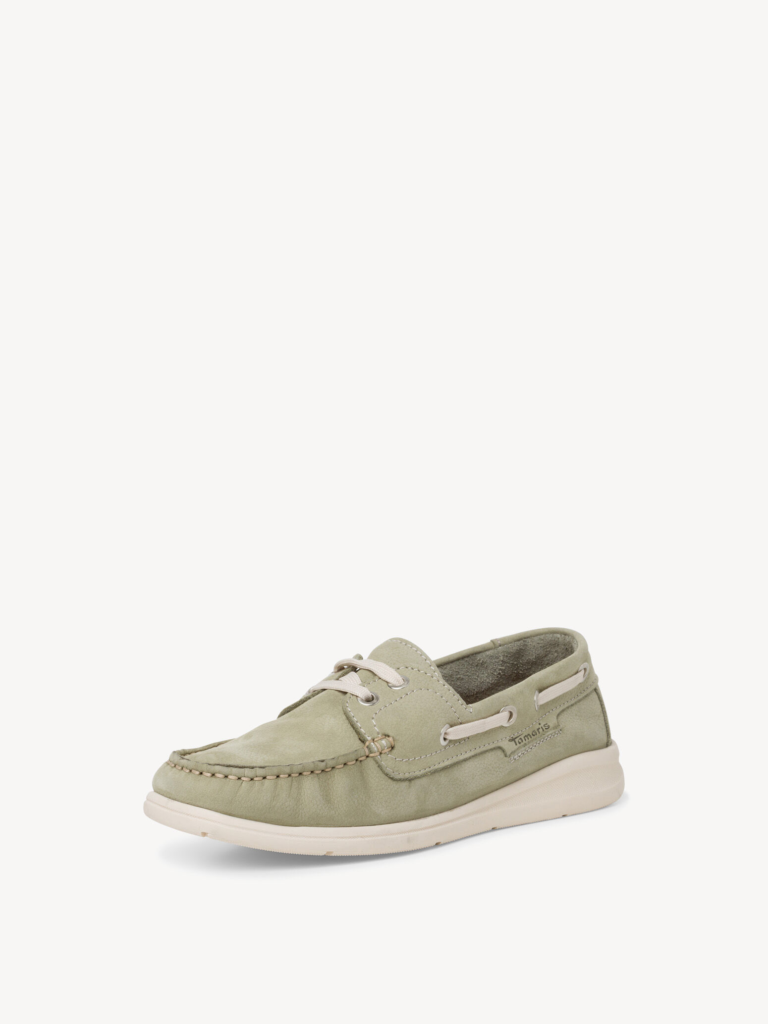 Mocassin en cuir - vert