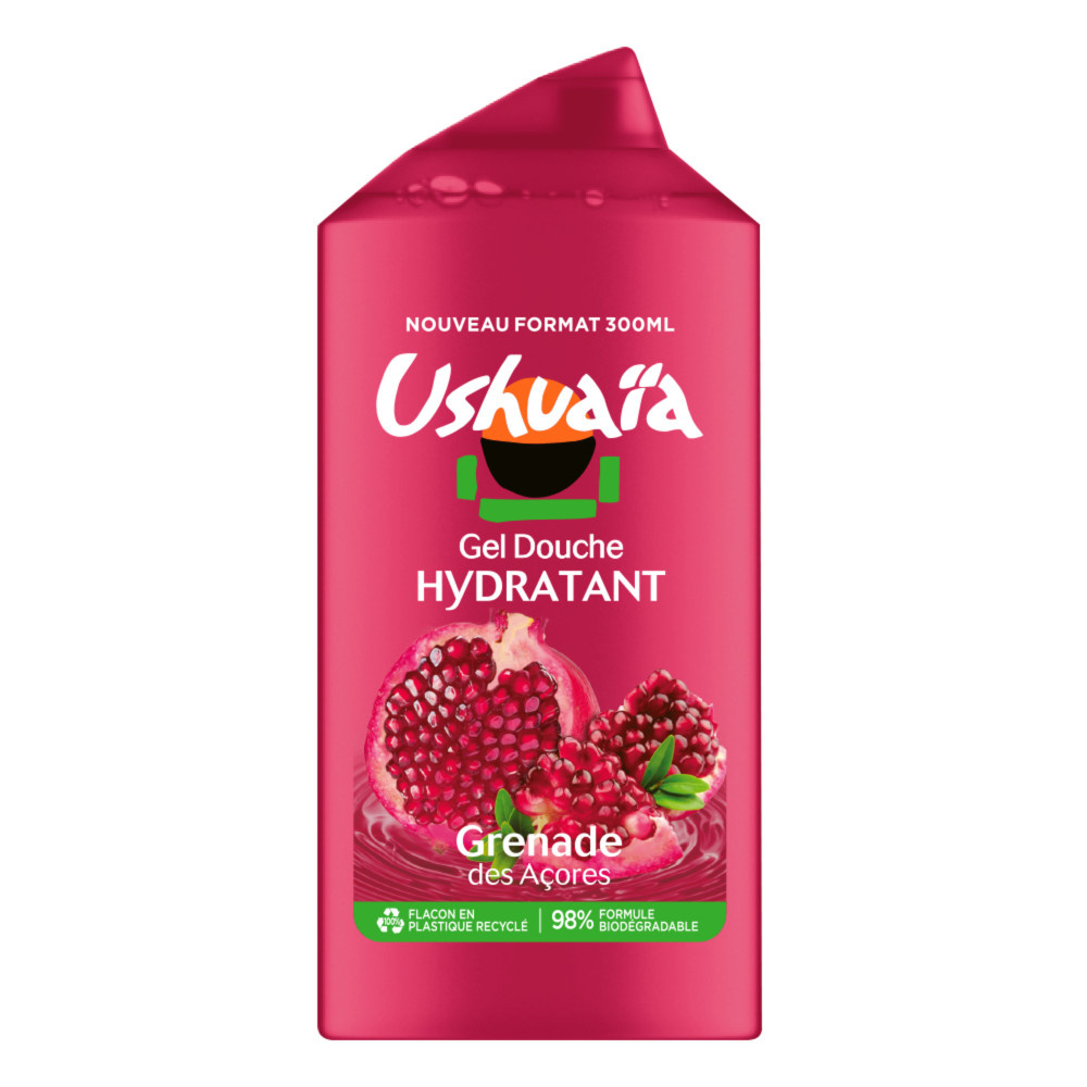 ushuaïa Ushuaia Gel douche Grenade 300ml Gel Douche Grenade