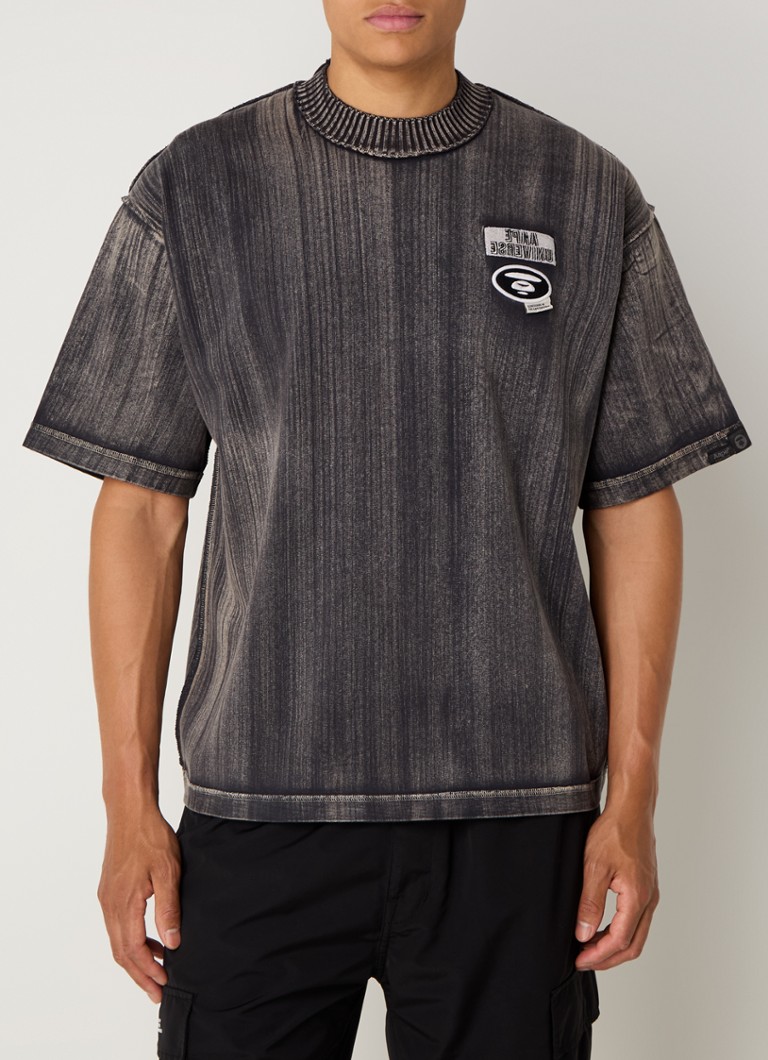 Tricou Aape cu logo și imprimeu pe spate.