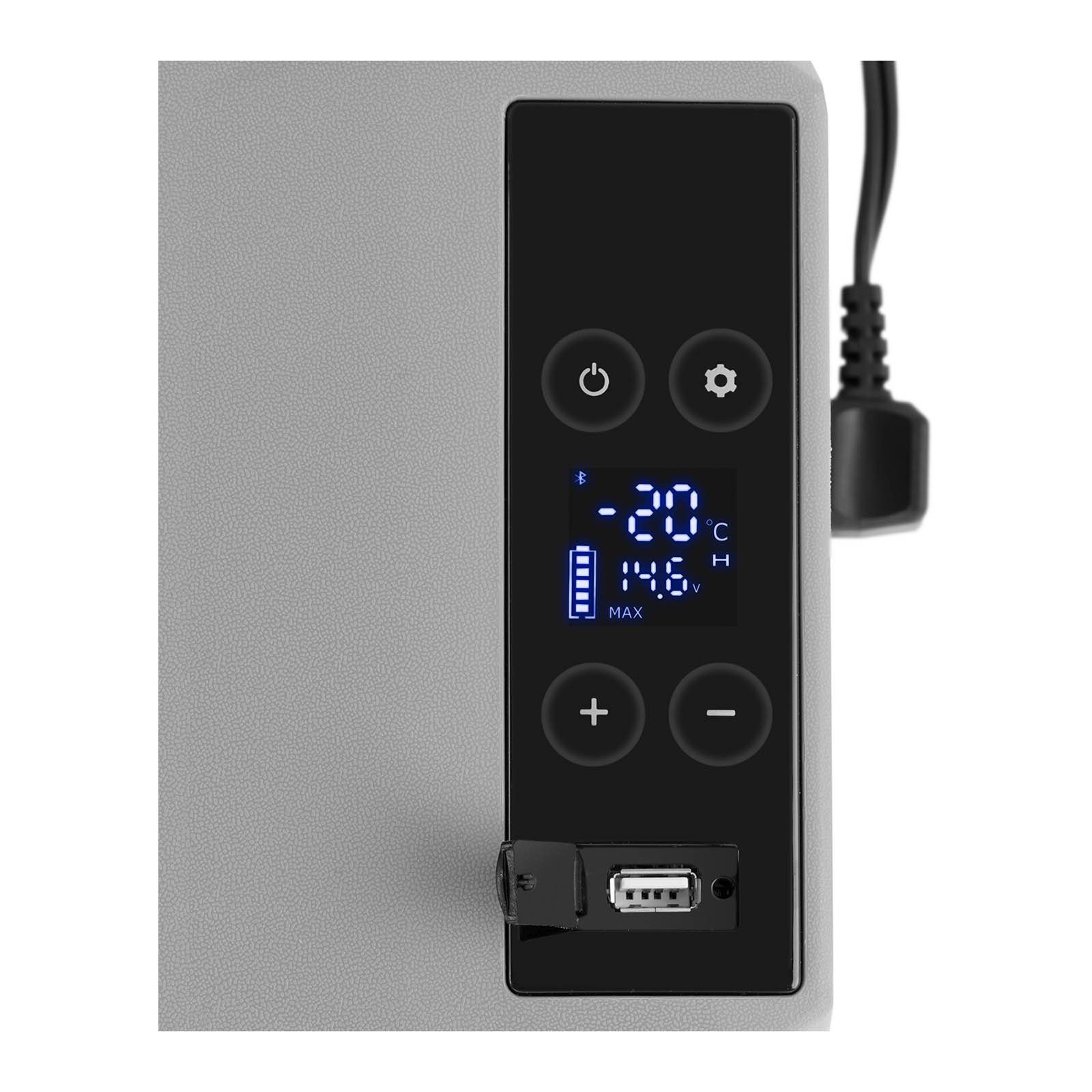 MSW Elektrische Kühlbox Auto-Kühlschrank /gefrierschrank - 12/24V (DC)/100 - 240V (AC) - 40L