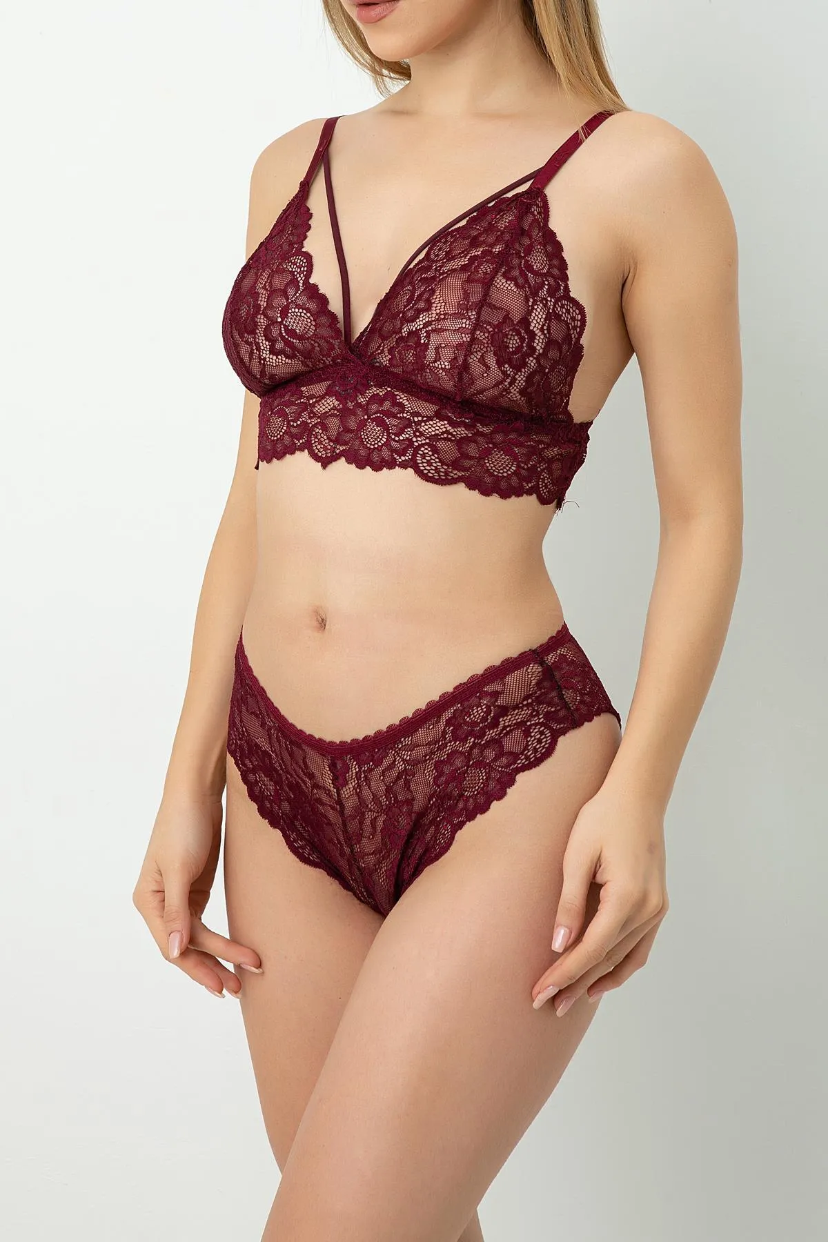 Doremi  Bügelloses Spitzen-Bralette-Set