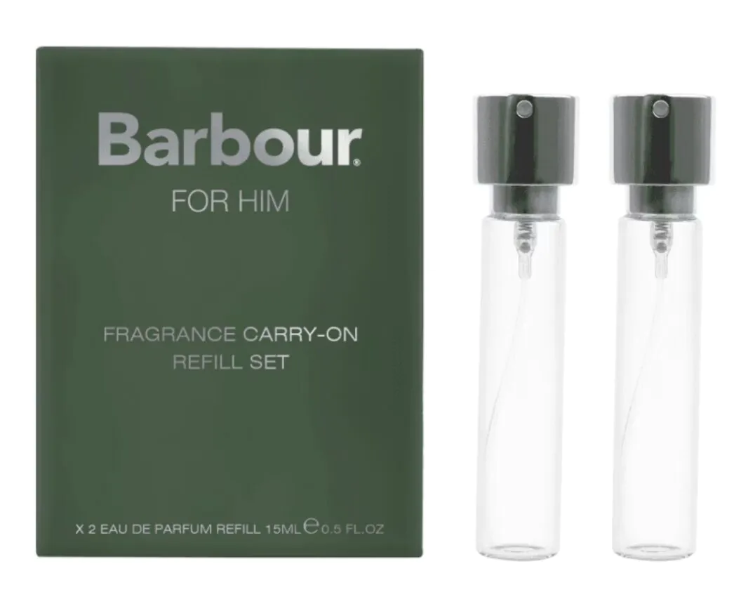 Barbour For Him Eau de Parfum για άνδρες, 2 x 15 ml