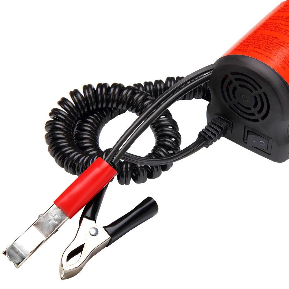 monzana Ölabsaugpumpe Deuba (8-tlg), elektrisch 12V 80 Watt 5l/min Ölpumpe Absaugpumpe Pumpe Dieselpumpe