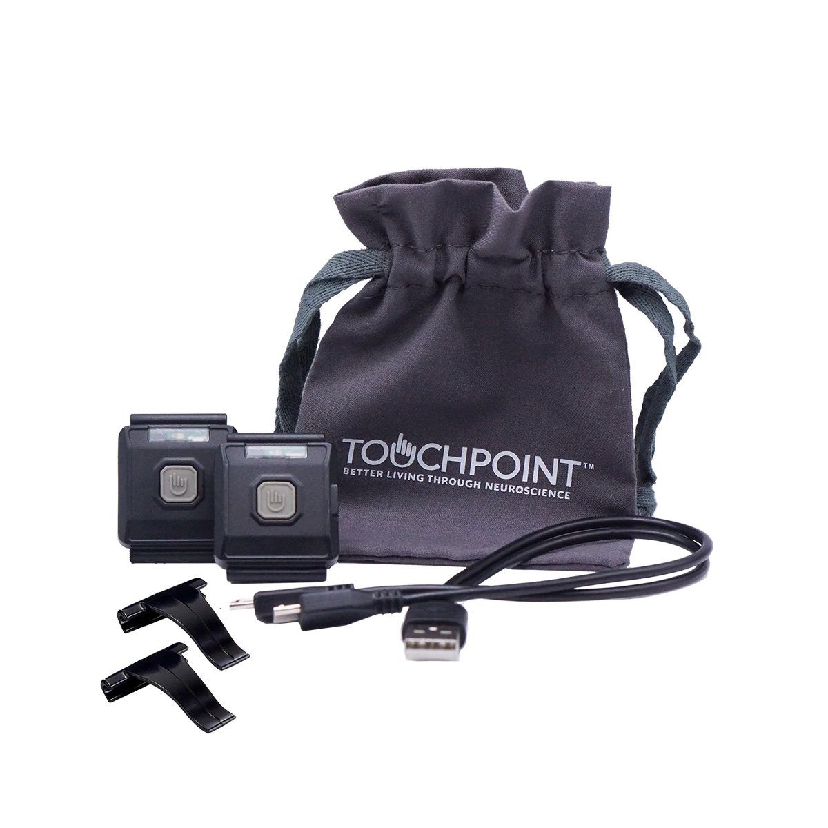 Touchpoint Fitness-Tracker Touchpoints Neurostimulator zum Stressabbau und Konzentrationsverbesse