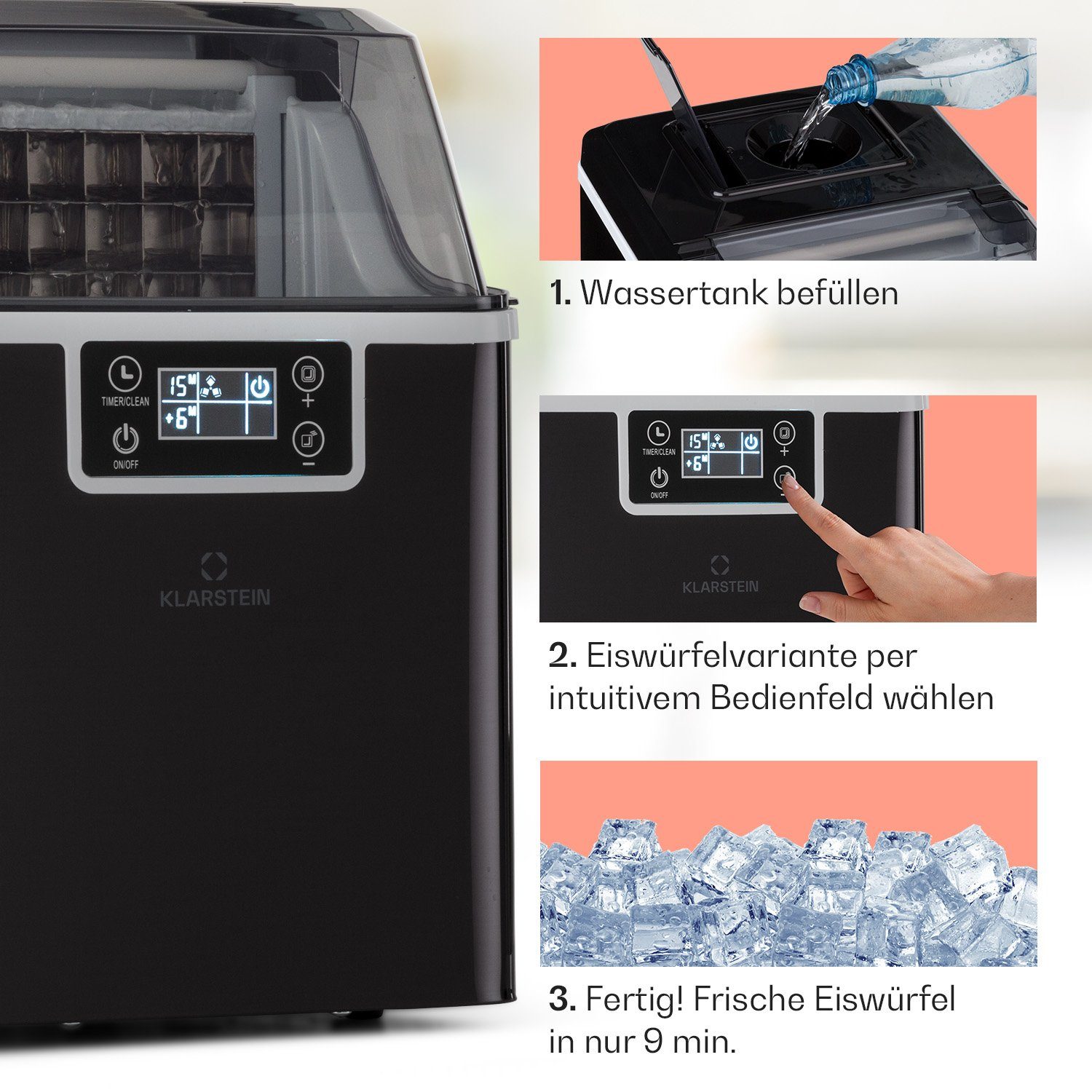 Klarstein Eiswürfelmaschine Chios