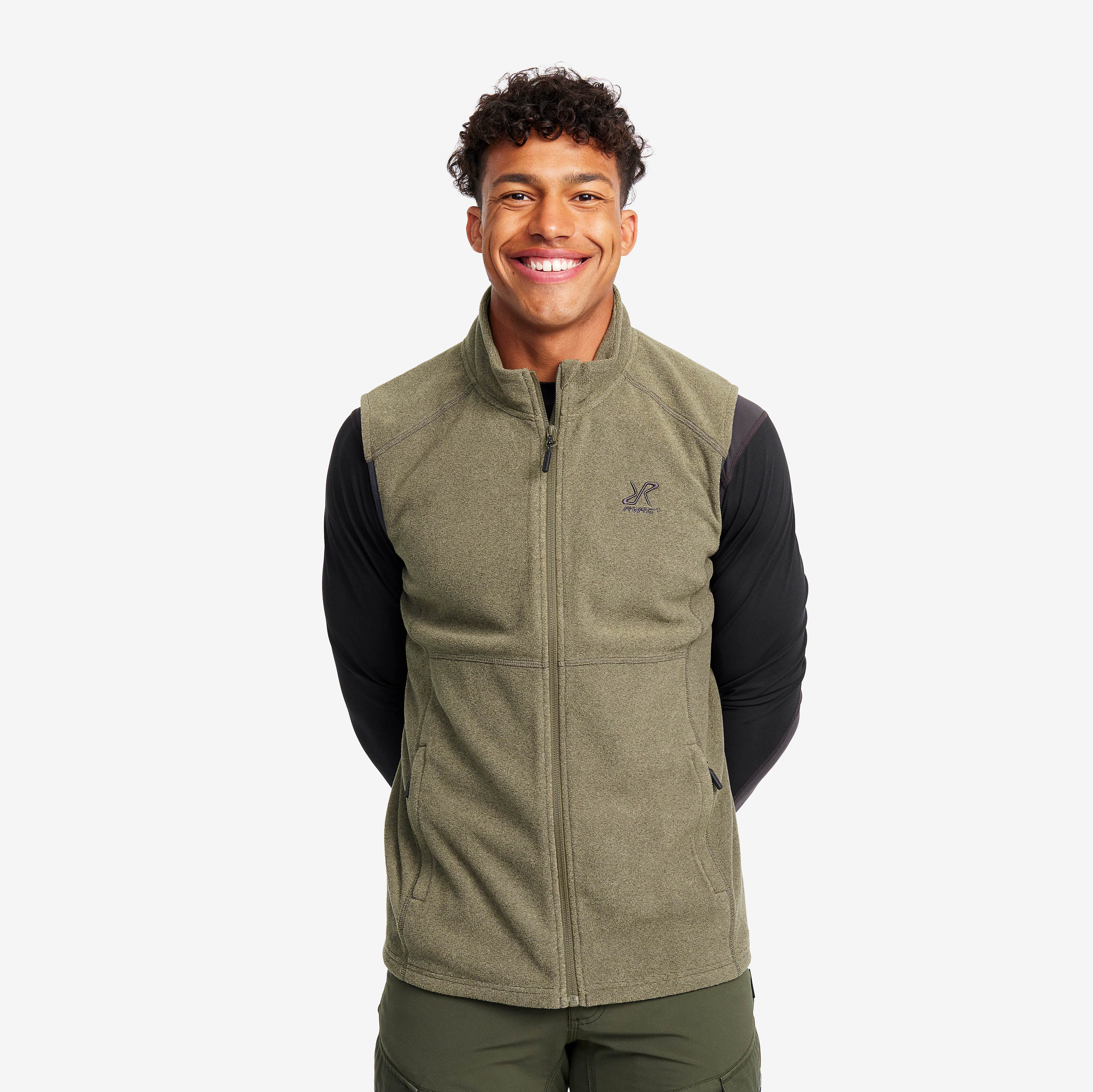Essential Fleece Vest Homme Grape Leaf