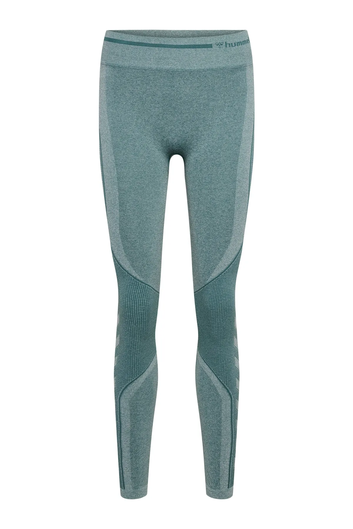 hummel  Sport-Leggings - Grün - Mittlerer Bund