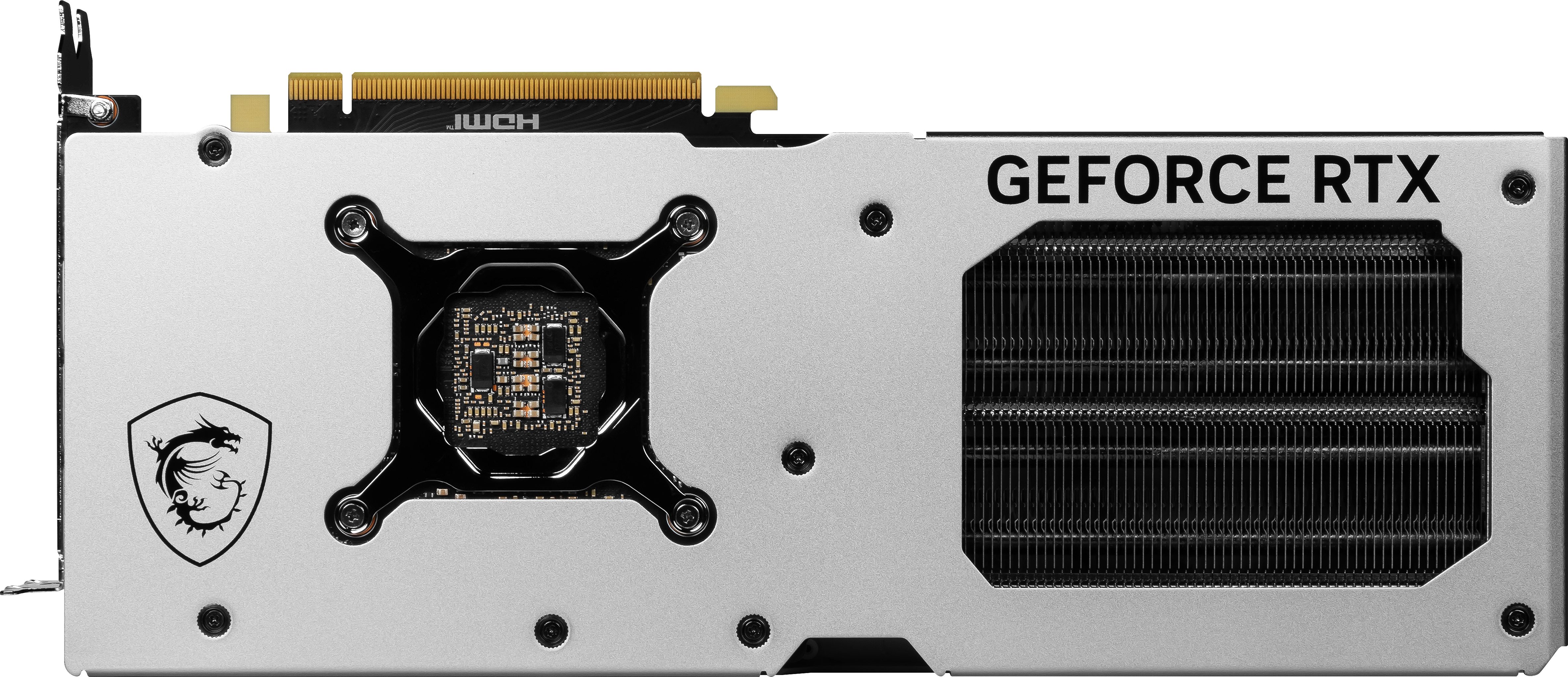 MSI GeForce RTX 4070 GAMING X SLIM WHITE 12G Grafikkarte (12 GB, GDDR6X)