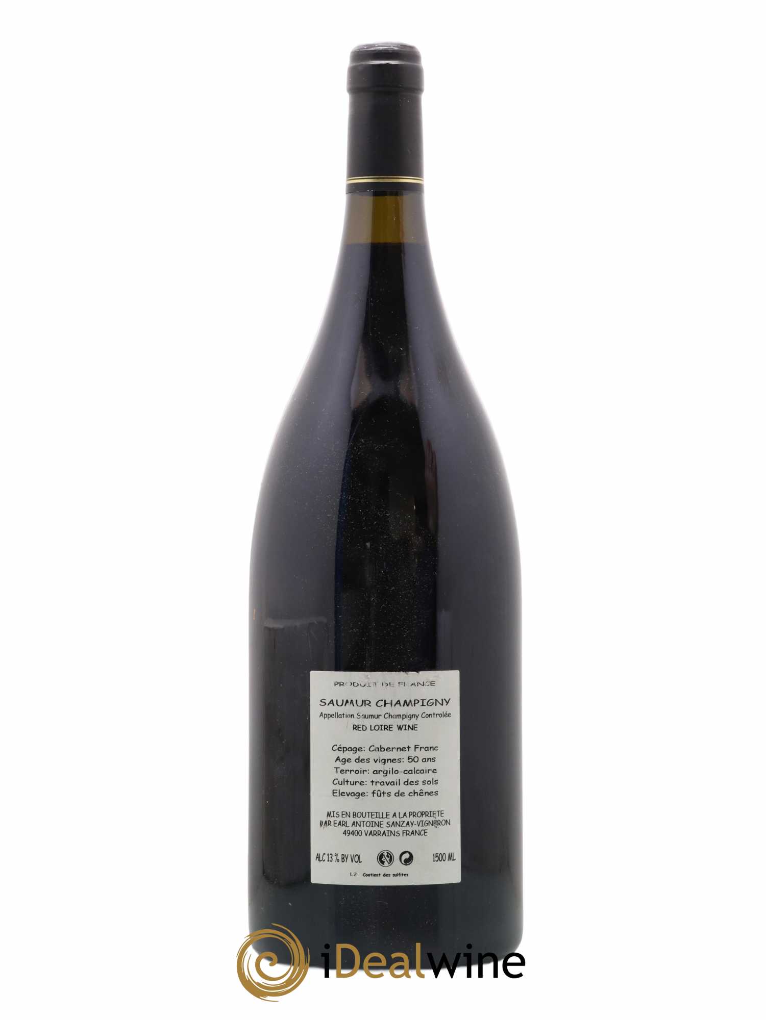 Saumur-Champigny Les Poyeux Antoine Sanzay  2008 - Lot de 1 Magnum