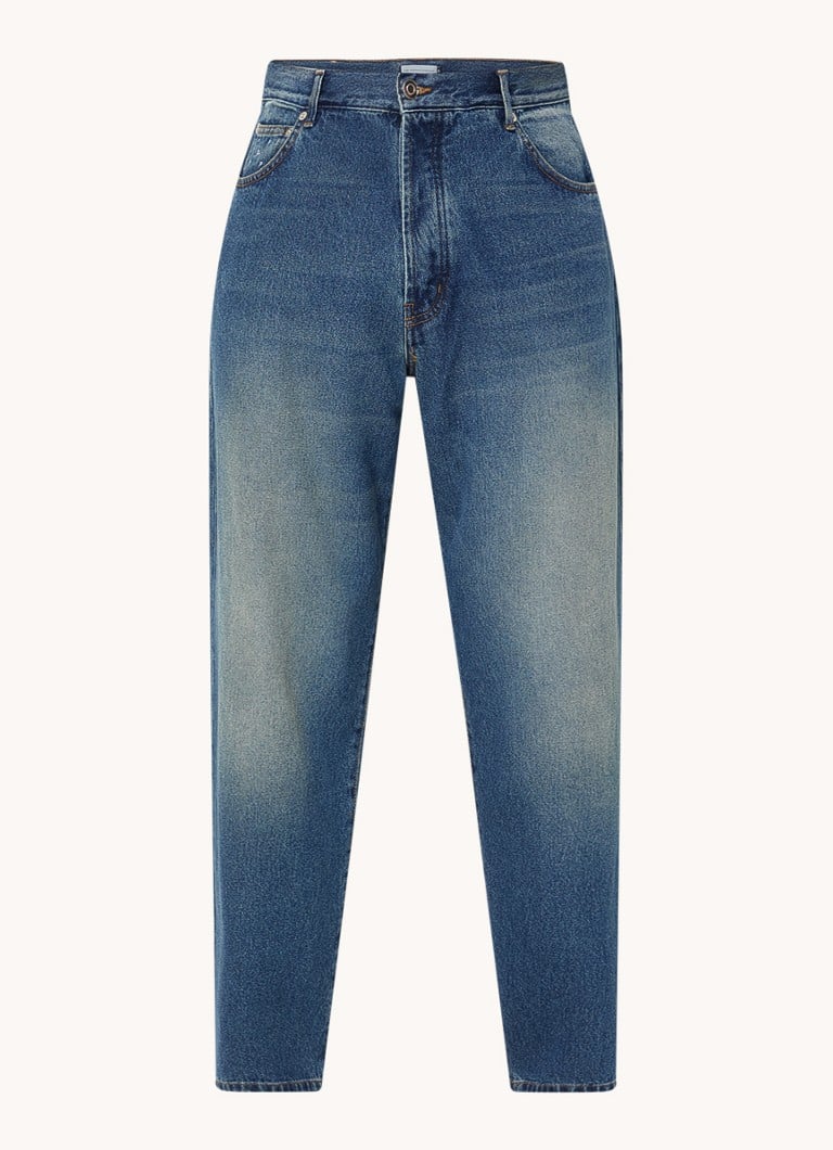 Pop Trading Company Wide leg jeans with medium wash