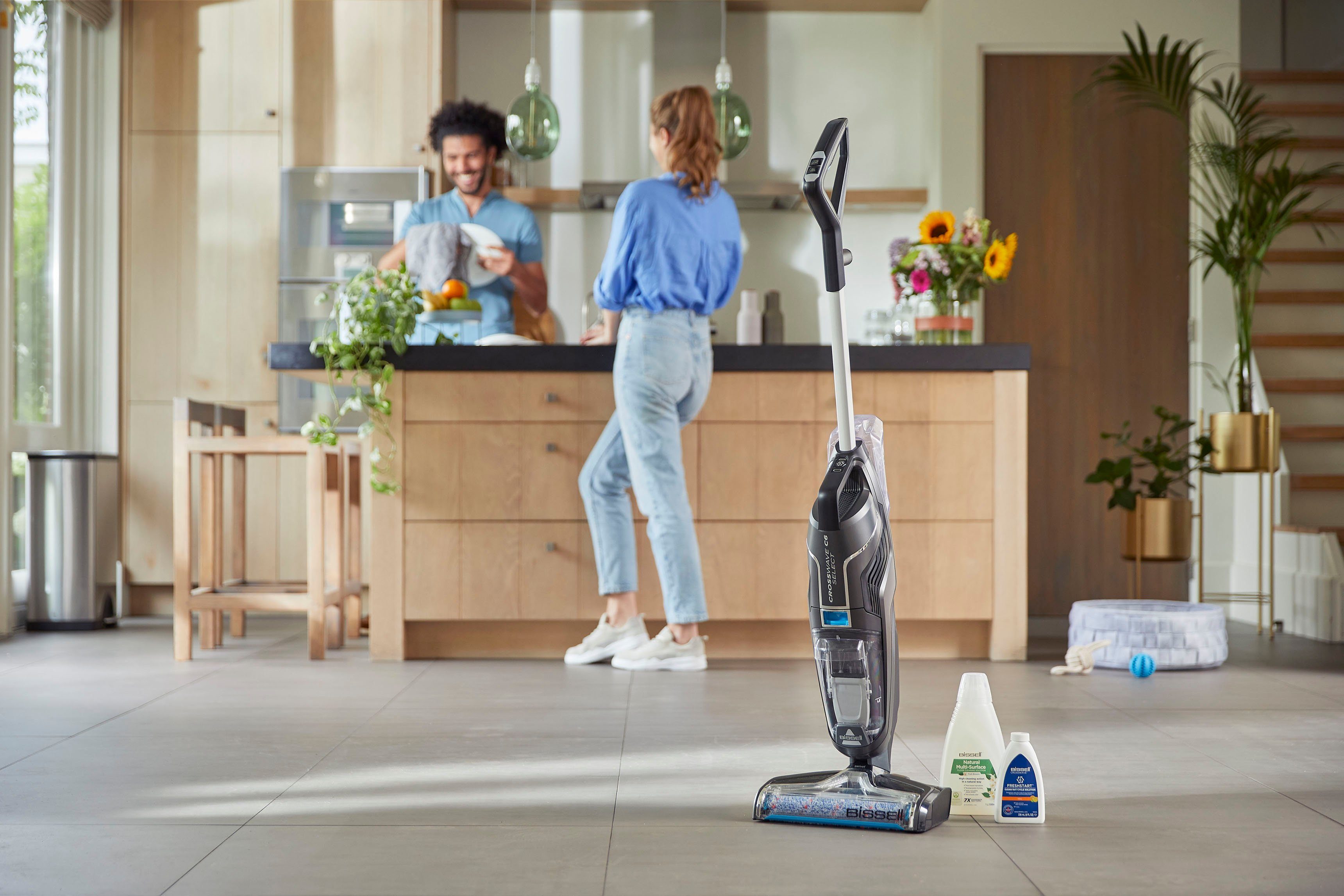 Bissell Nass-Trocken-Sauger CrossWave C6, 255 W, beutellos, cordless