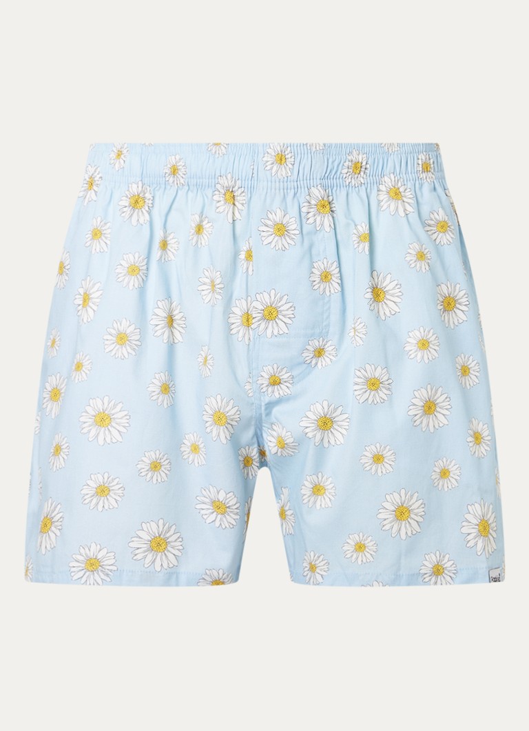 Pantaloni scurți boxer Pockies din bumbac organic cu imprimeu floral