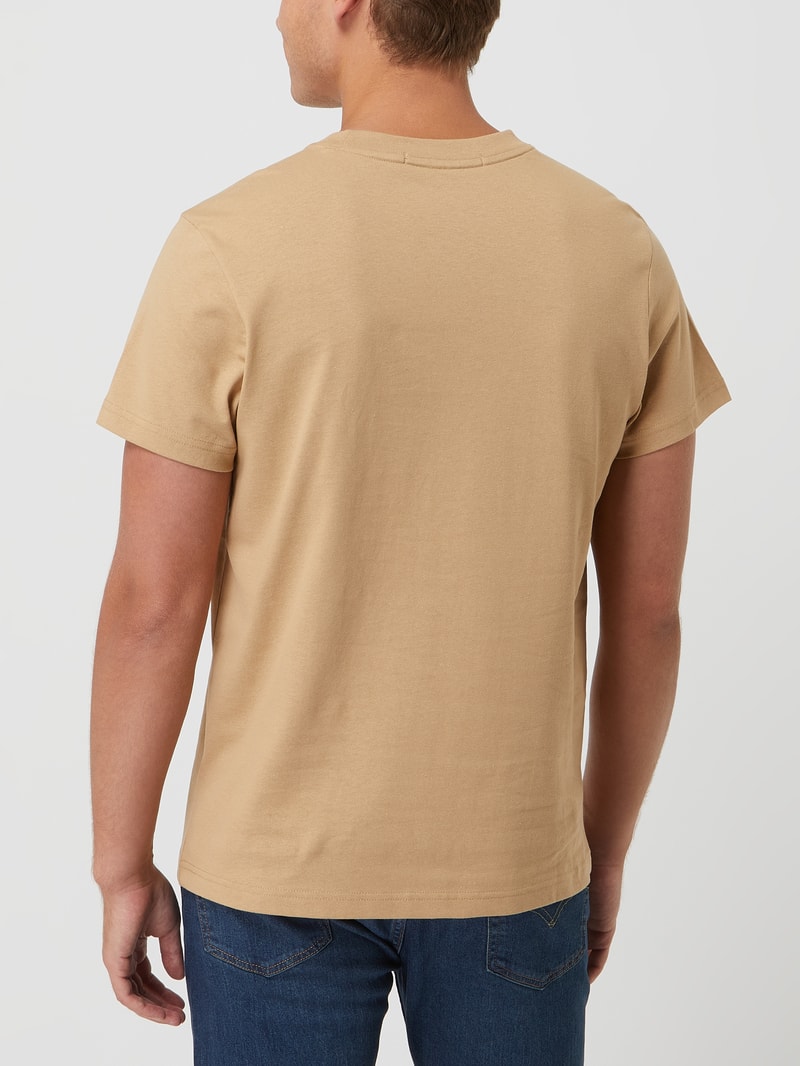 T-Shirt aus Baumwolle  in sand