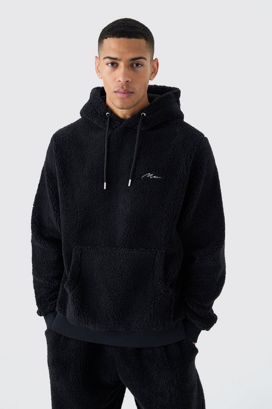 Man Signature Borg-Hoodie