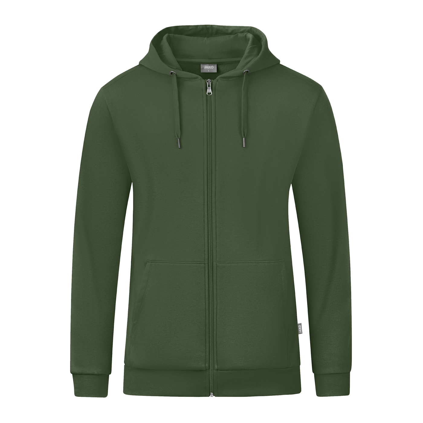 JAKO Organic Kapuzenjacke Grün F240
