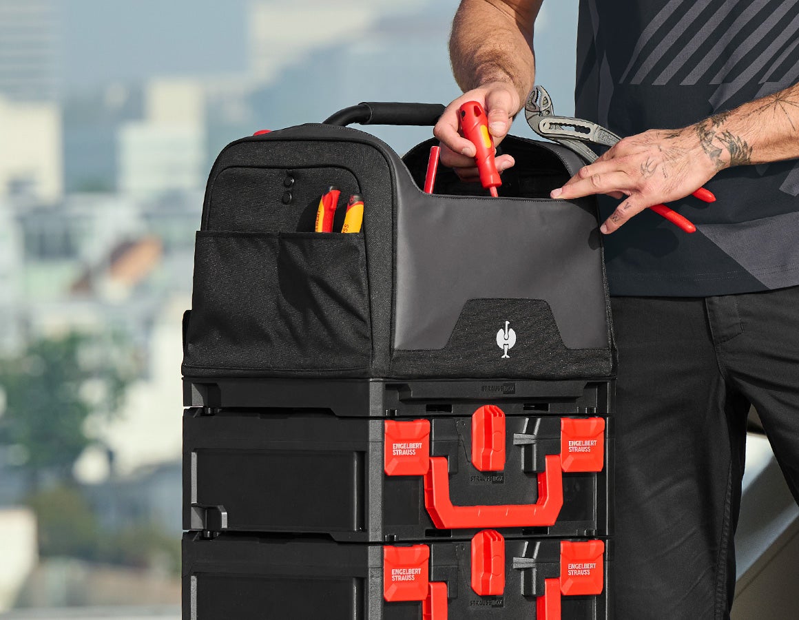 STRAUSSbox Werkzeugtasche offen