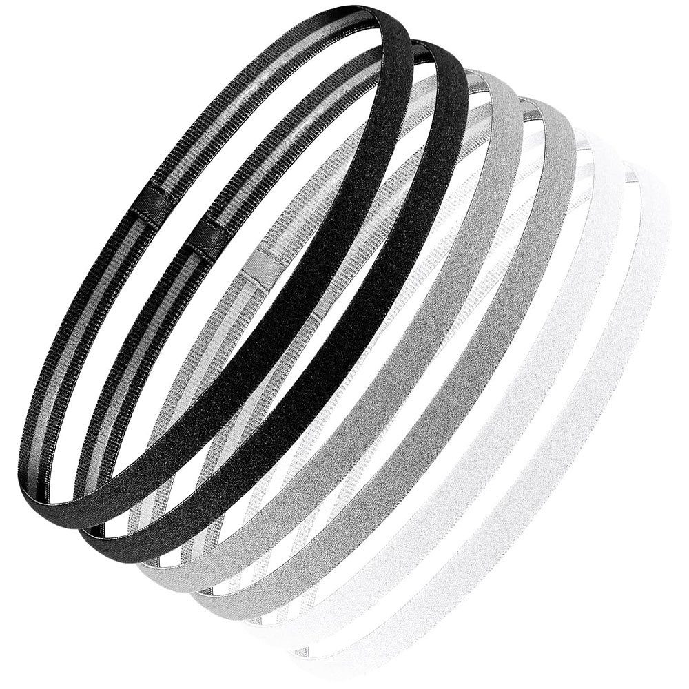 KOMIRO Haarband Haarband Herren Elastische Haarband Jungen Sport 6 Stück, 6-tlg.