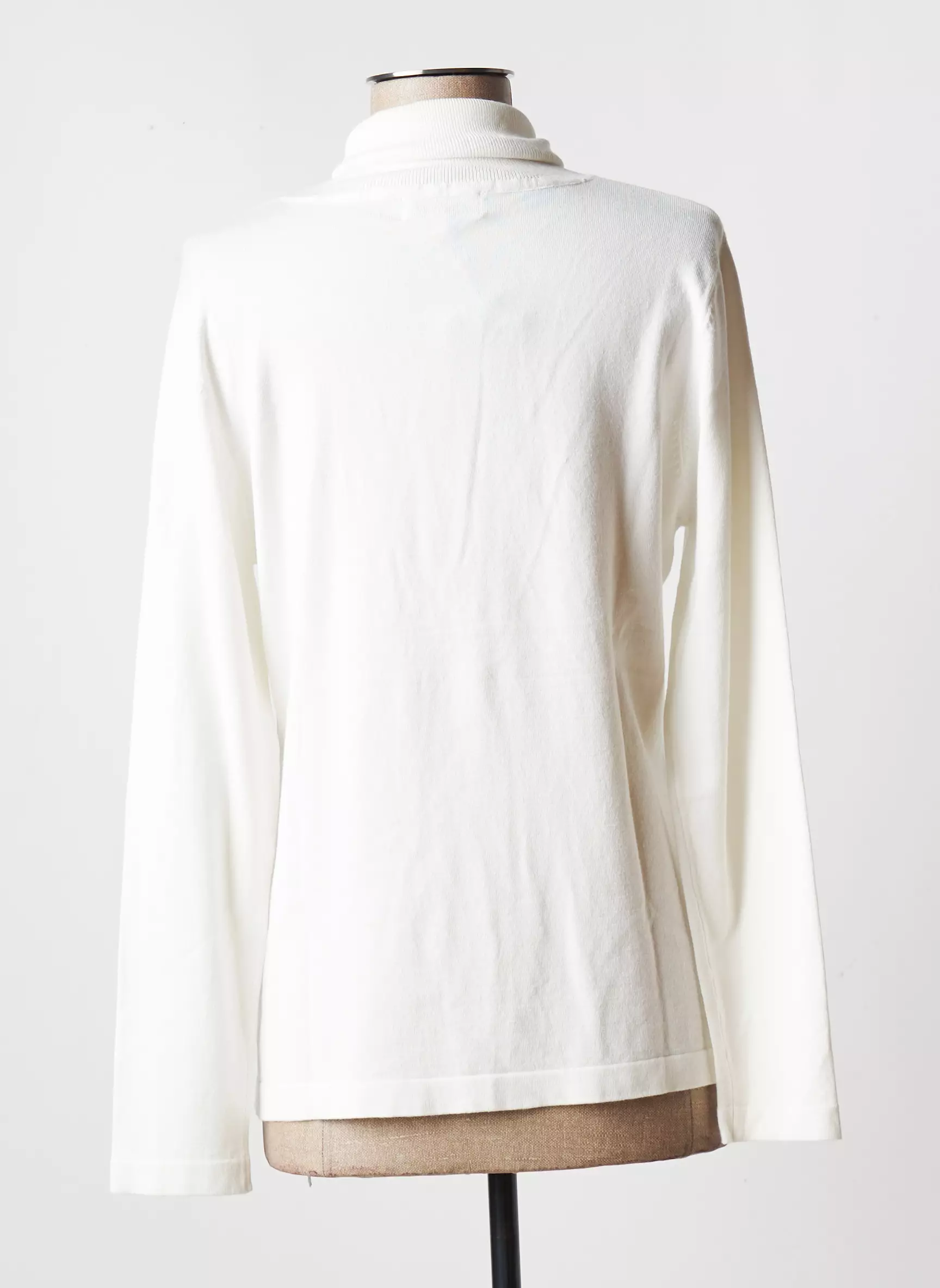 Chanon Cols Roules Femme couleur blanc