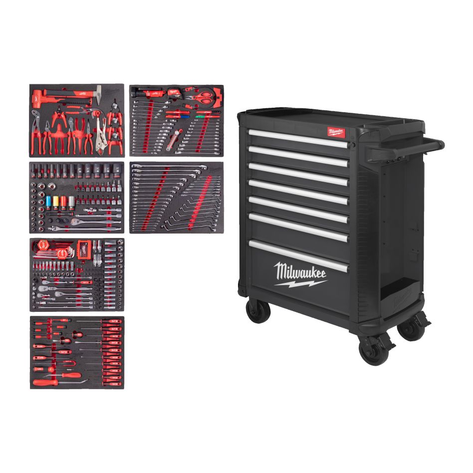 Αξεσουάρ Milwaukee 4932500745 TOOLGUARD Γεμιστό τρόλεϊ εργαλείων 7 επιπέδων από χάλυβα 30